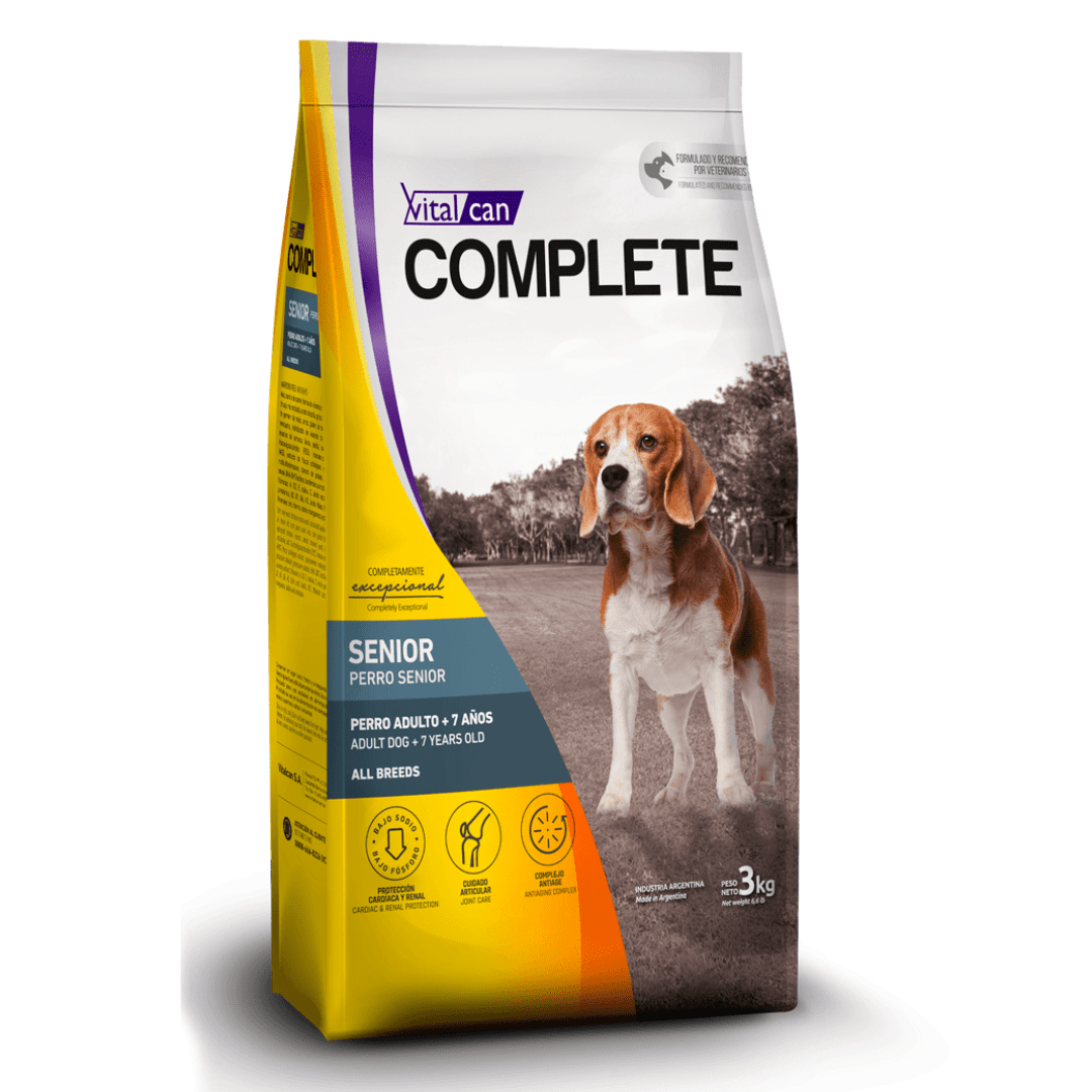 Complete Perro Senior - Premium Comida senior from Complete - al mejor precio $40990! Compra ahora en Milo Pet Shop