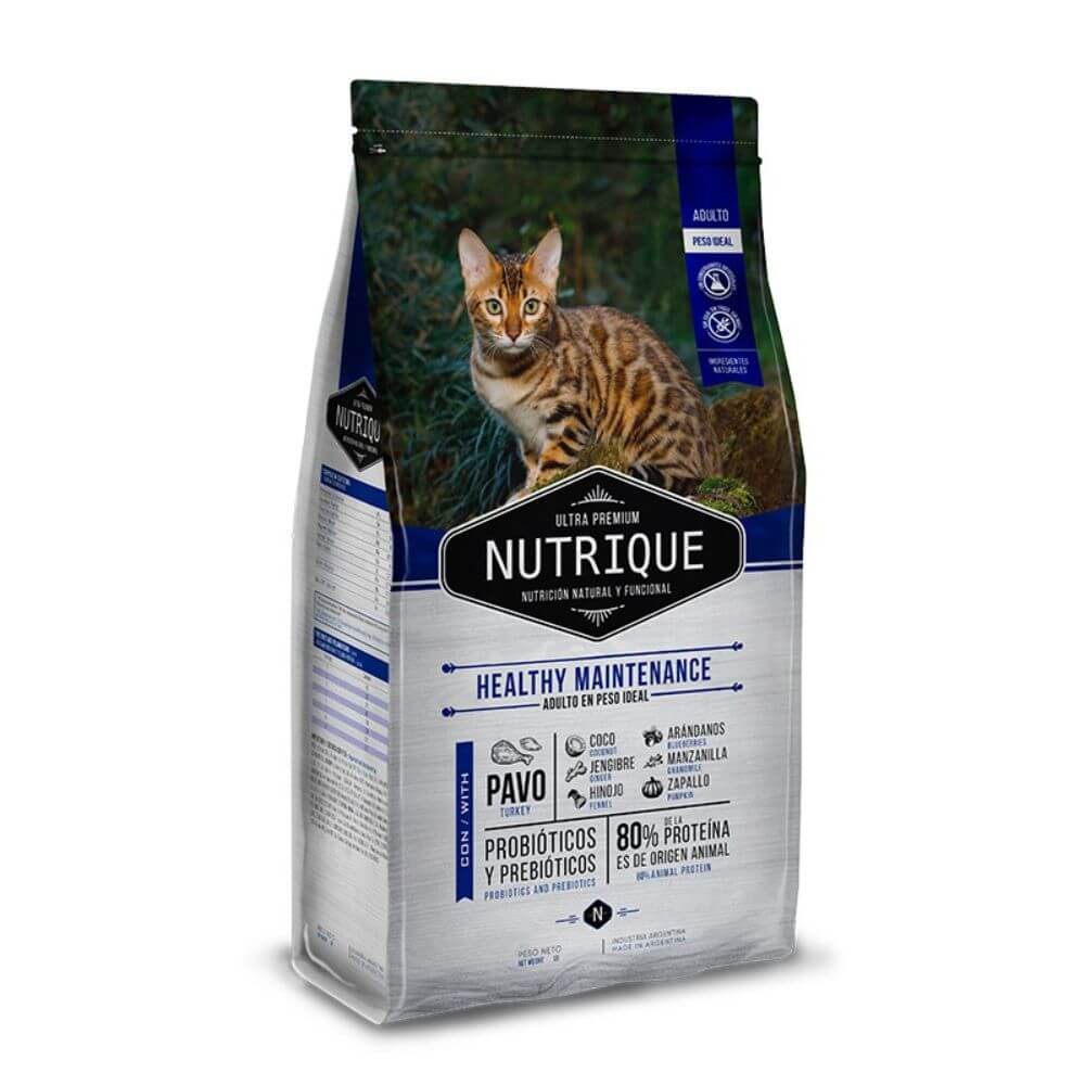 Nutrique Young Adult Cat Healthy Maintenance - Premium Gato Adulto from Nutrique - al mejor precio $16990! Compra ahora en Milo Pet Shop