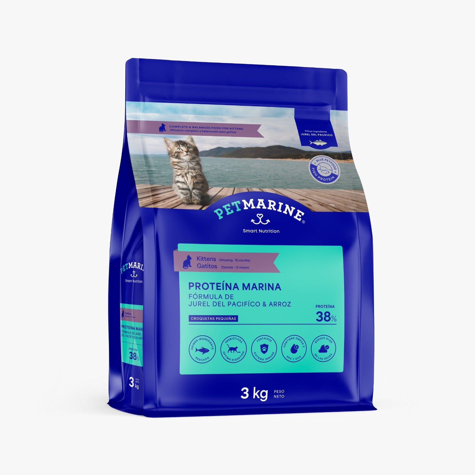 Pet Marine Jurel Del Pacifico Gatito - Premium Comida Gato from Pet Marine - al mejor precio $14390! Compra ahora en Milo Pet Shop