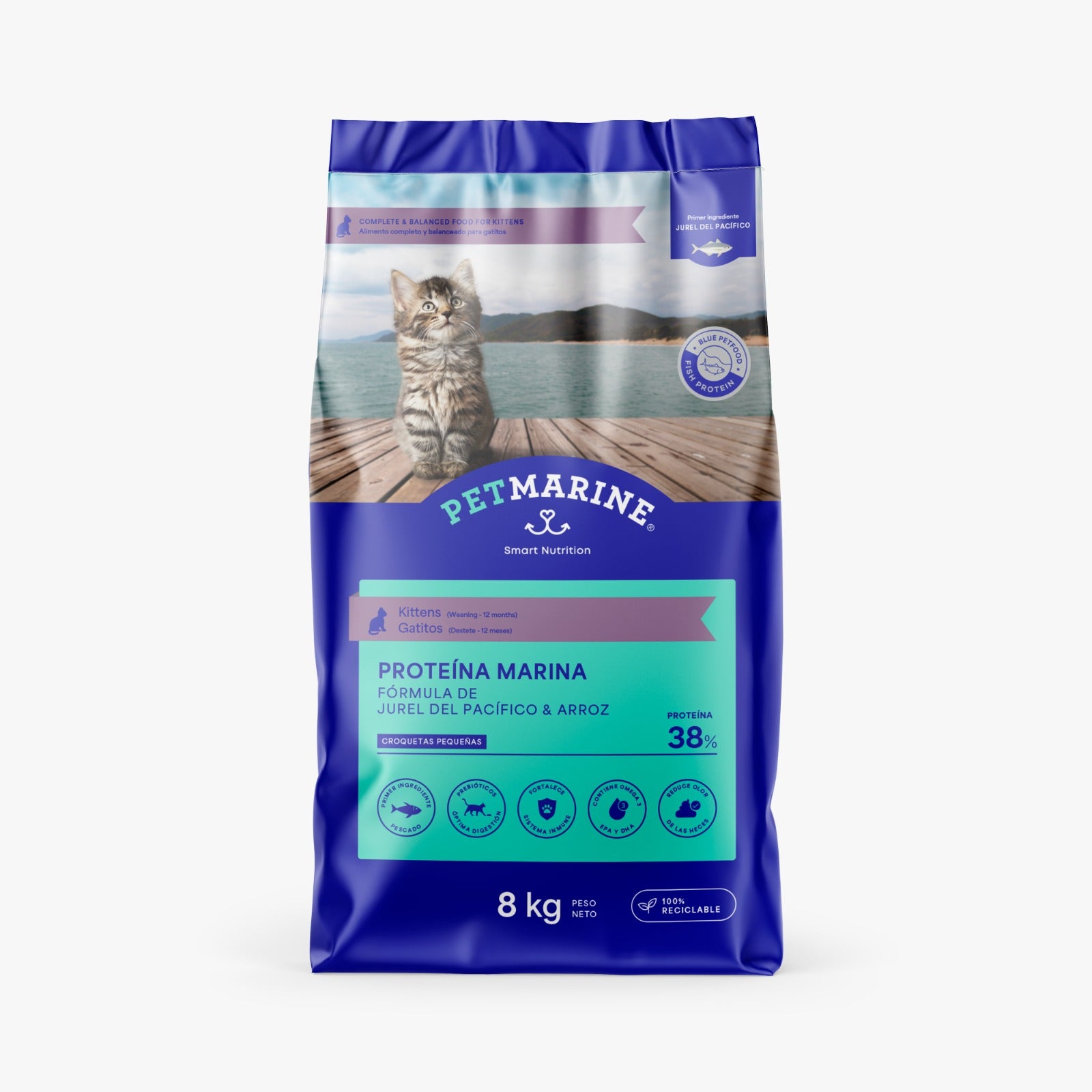 Pet Marine Jurel Del Pacifico Gatito - Premium Comida Gato from Pet Marine - al mejor precio $14390! Compra ahora en Milo Pet Shop