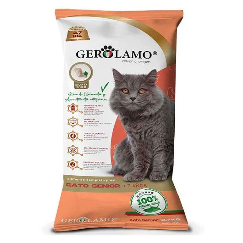 Gerolamo Premium Gato Senior - Premium Gato Senior from Gerolamo - al mejor precio $9990! Compra ahora en Milo Pet Shop