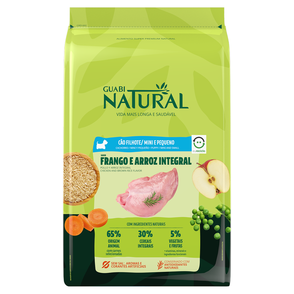 Guabi Natural Cachorro Peq/Min Pollo - Premium Comida cachorro from Guabi - al mejor precio $16990! Compra ahora en Milo Pet Shop