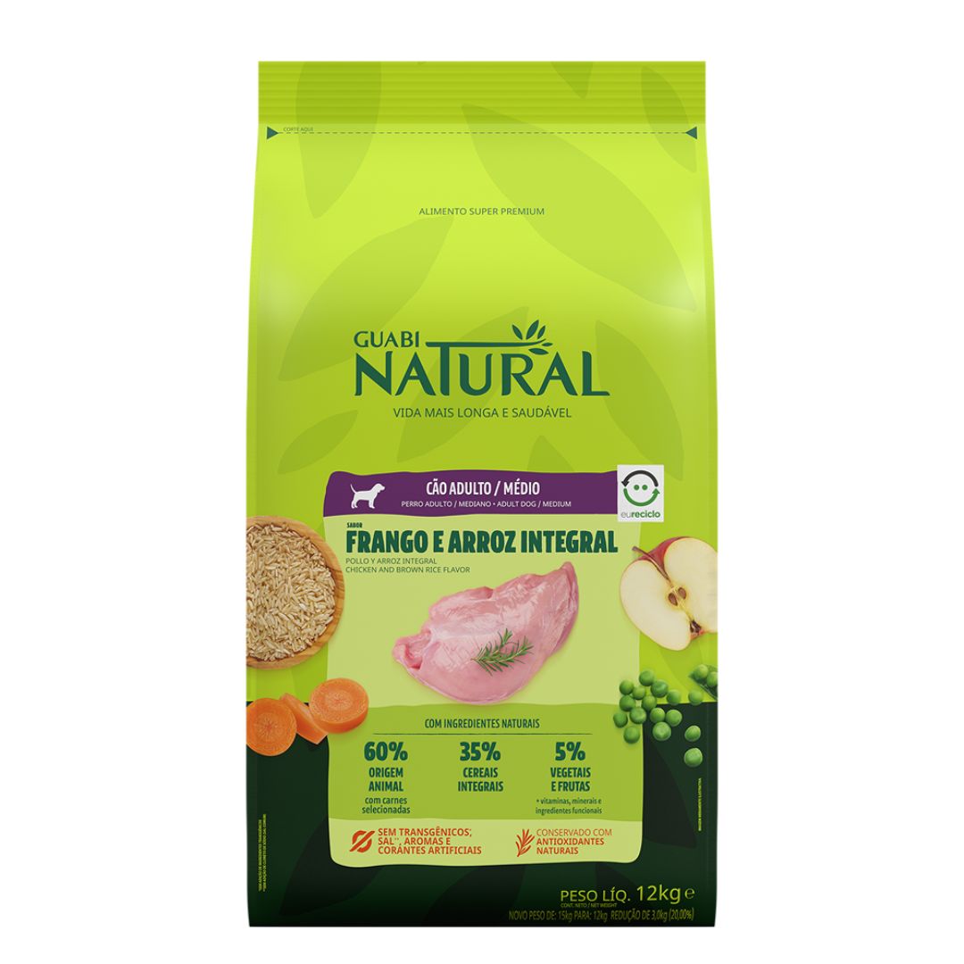 Guabi Natural Adulto Mediano Pollo Arroz - Premium Comida adulto from Guabi - al mejor precio $63990! Compra ahora en Milo Pet Shop