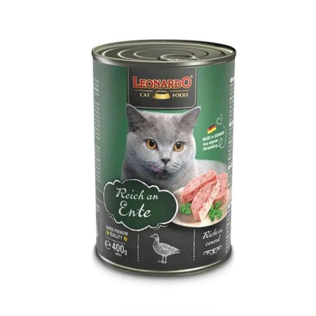 Leonardo Quality Selection Pato - Premium Comida Humeda from Leonardo - al mejor precio $4190! Compra ahora en Milo Pet Shop