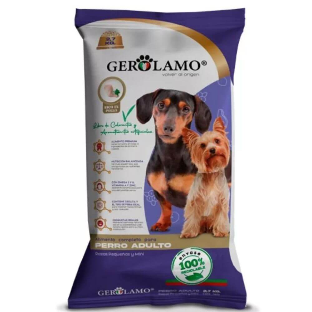 Gerolamo Perro Adulto Razas Perqueña y Mini - Premium Raza Pequeña from Gerolamo - al mejor precio $8990! Compra ahora en Milo Pet Shop