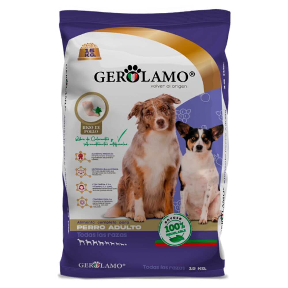 Gerolamo Perro Adulto - Todas las Razas - Premium Todas las razas from Gerolamo - al mejor precio $43990! Compra ahora en Milo Pet Shop